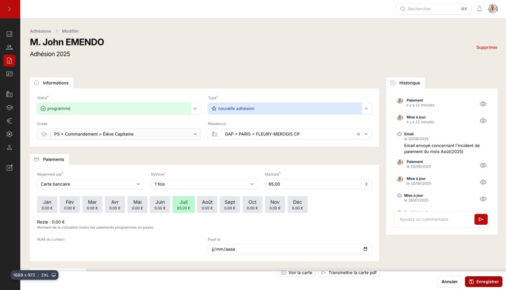 Logiciel de gestion des adhérents 5 logiciel de gestion des adhérents adhesion edit