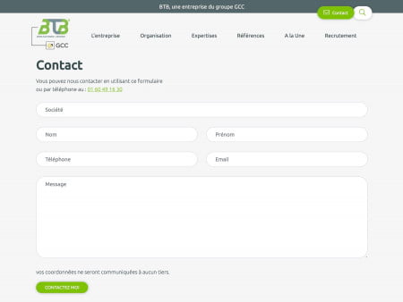 Création de site Internet Wordpress 7 création de site Internet Wordpress btb contact