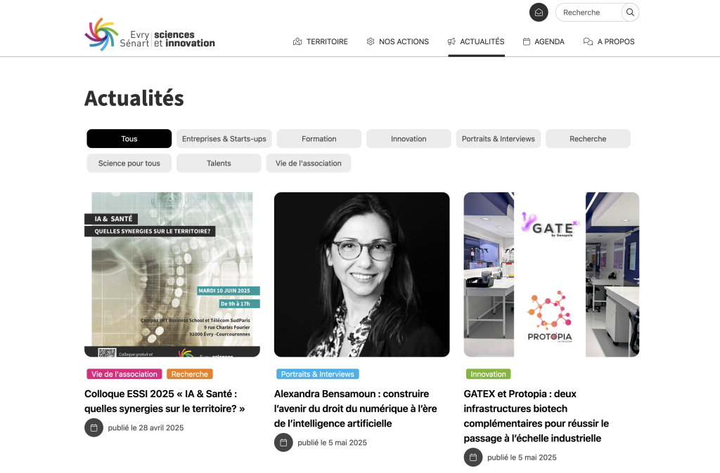 Site Internet Association 7 Acutalités site internet association