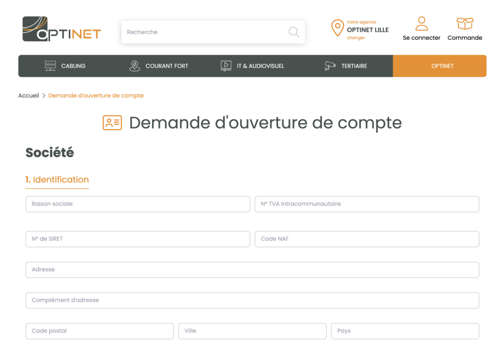 e-commerce click and collect optinet ouverture