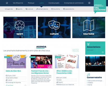 Site Internet de communauté de communes 7 site internet de communauté de communes - loisirs