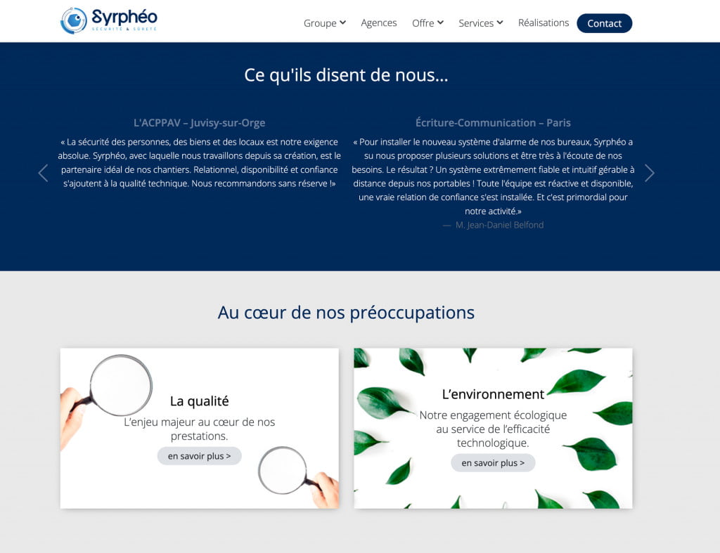 Site Internet entreprise 6 site internet entreprise syrpheo accueil2