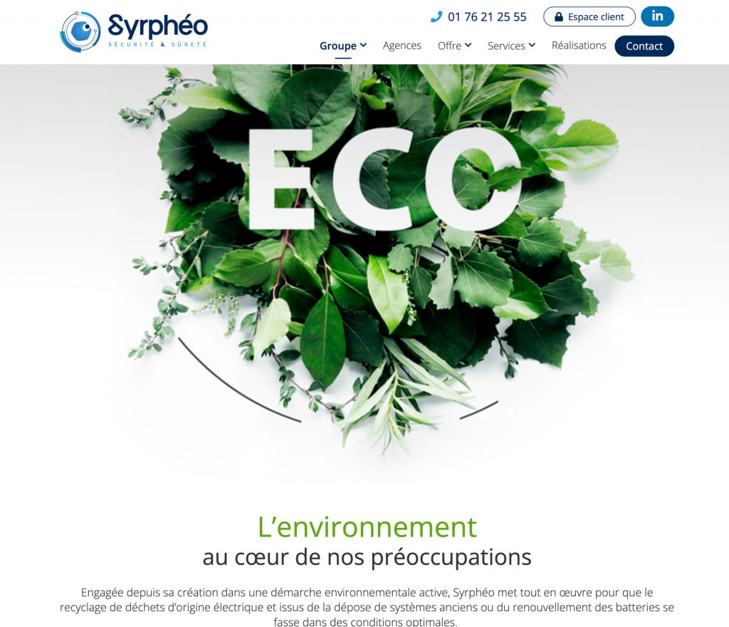 Site Internet entreprise 9 site internet entreprise syrpheo eco